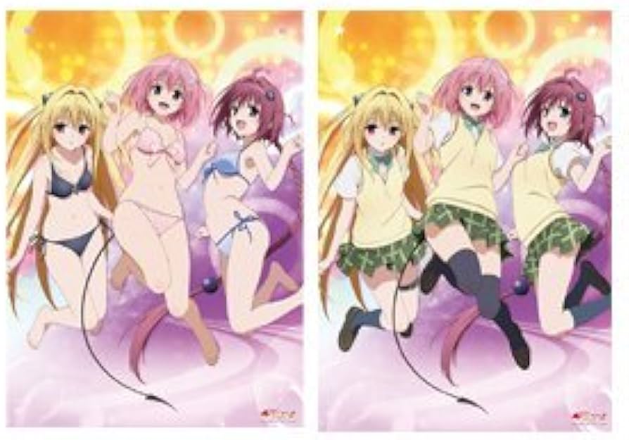 ToLOVEるダークネスコンティニュー　みんなのくじ　非売品くじ販促品セット ToLOVEるダークネスコンティニューみんなのくじ非売品くじ販促品